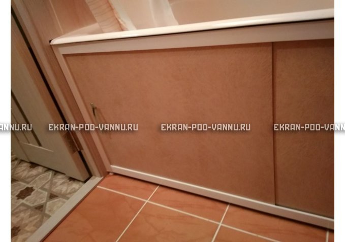Раздвижной экран EUROPLEX Комфорт бежевый – купить по цене 6750 руб. в интернет-магазине в городе Воронеж картинка 2