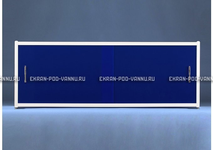 Раздвижной экран EUROPLEX Комфорт синий – купить по цене 6750 руб. в интернет-магазине в городе Воронеж картинка 1