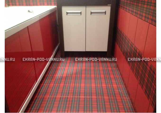 Экран раздвижной EUROPLEX Комфорт красный – купить по цене 6250 руб. в интернет-магазине в городе Воронеж картинка 3