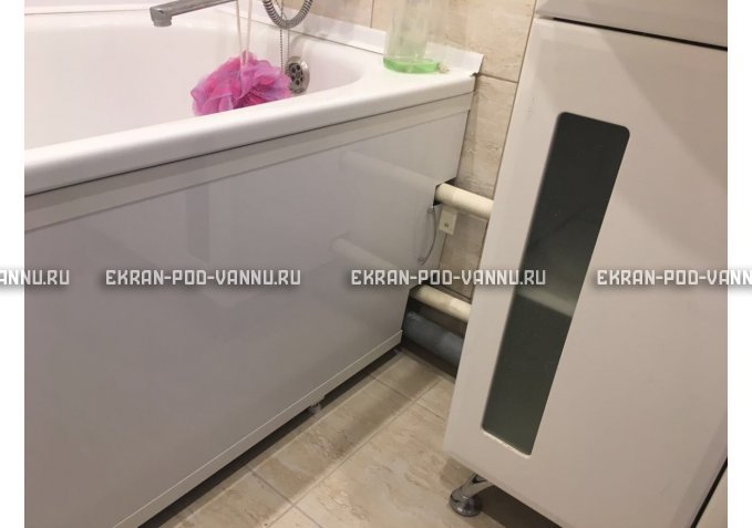 Экран под трубы EUROPLEX Универсал белый высокий – купить по цене 6550 руб. в интернет-магазине в городе Воронеж картинка 1
