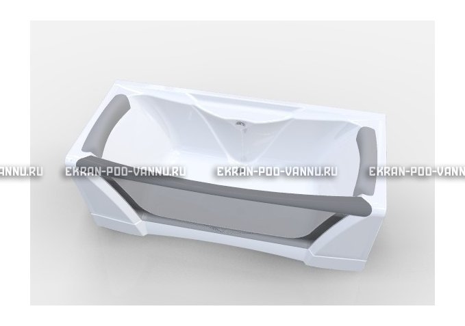 Прозрачная ванна 1MarKa Dolce Vita 180x80 – купить по цене 43200 руб. в интернет-магазине в городе Воронеж картинка 2