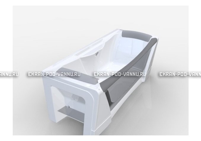 Прозрачная ванна 1MarKa Dolce Vita 180x80 – купить по цене 43200 руб. в интернет-магазине в городе Воронеж картинка 3