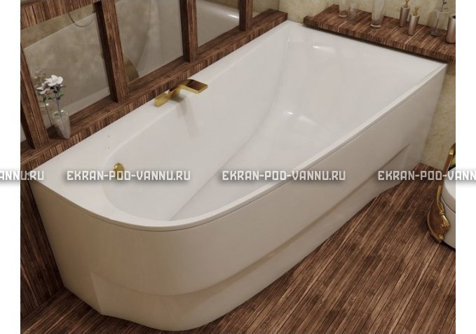 Акриловая ванна Vayer Boomerang 170x90 – купить по цене 47600 руб. в интернет-магазине в городе Воронеж картинка 1