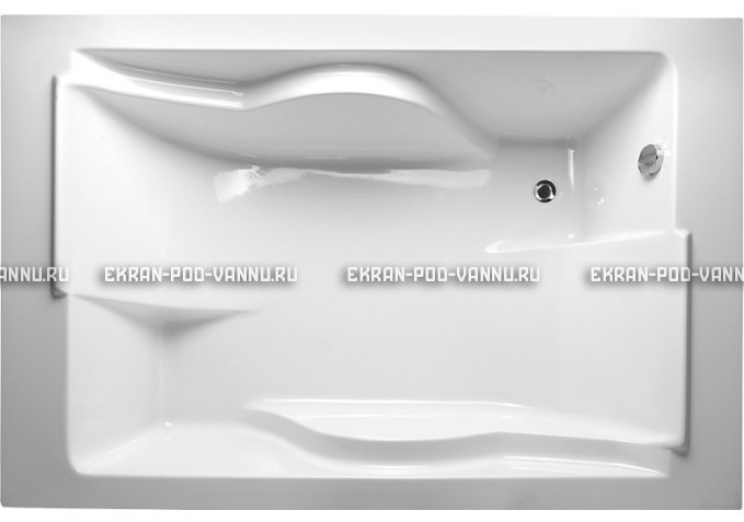 Акриловая ванна Vayer Coral 180x120 – купить по цене 33850 руб. в интернет-магазине в городе Воронеж картинка 2