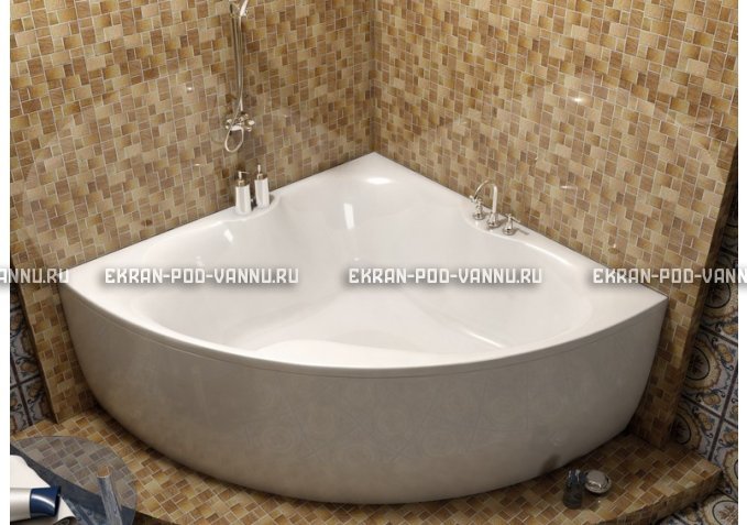 Акриловая ванна Vayer Iryda 150x150 – купить по цене 39550 руб. в интернет-магазине в городе Воронеж картинка 1