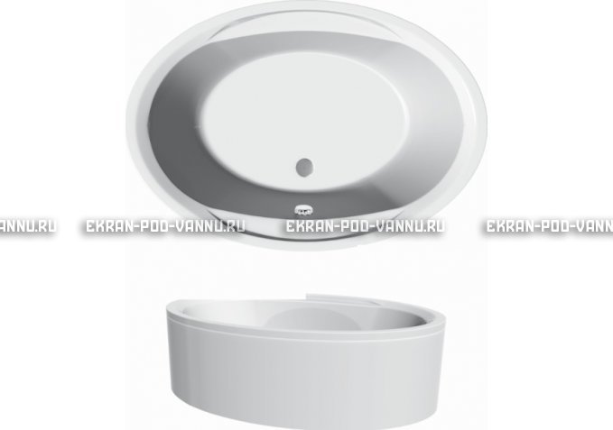 Акриловая ванна Vayer Opal 180x120 – купить по цене 33850 руб. в интернет-магазине в городе Воронеж картинка 3