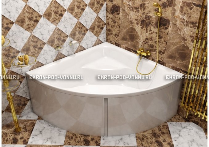 Акриловая ванна Vayer Persefona 140x140 – купить по цене 25230 руб. в интернет-магазине в городе Воронеж картинка 1