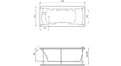 Акриловая ванна Relisan Loara 180x80 – купить по цене 23580 руб. в интернет-магазине в городе Воронеж картинка 17