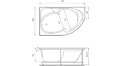 Акриловая ванна Relisan Sofi 170x105 – купить по цене 23480 руб. в интернет-магазине в городе Воронеж картинка 17