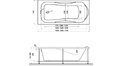 Акриловая ванна Relisan Elvira 160x75 – купить по цене 15940 руб. в интернет-магазине в городе Воронеж картинка 13