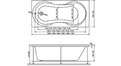 Акриловая ванна Relisan Lada 120x70 – купить по цене 10590 руб. в интернет-магазине в городе Воронеж картинка 13