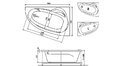 Акриловая ванна Relisan Zoya 150x95 – купить по цене 19230 руб. в интернет-магазине в городе Воронеж картинка 13