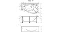 Акриловая ванна 1MarKa Gracia 160x95 – купить по цене 20300 руб. в интернет-магазине в городе Воронеж картинка 17