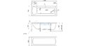 Акриловая ванна 1MarKa Modern 150x70 – купить по цене 9210 руб. в интернет-магазине в городе Воронеж картинка 17