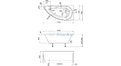 Акриловая ванна 1MarKa Piccolo 150х75 – купить по цене 11310 руб. в интернет-магазине в городе Воронеж картинка 25