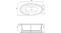 Акриловая ванна Vayer Beta 194x100 – купить по цене 56340 руб. в интернет-магазине в городе Воронеж картинка 17