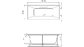 Акриловая ванна Vayer Casoli 180x80 – купить по цене 23580 руб. в интернет-магазине в городе Воронеж картинка 10