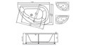 Акриловая ванна Vayer Ismena 160x105 – купить по цене 28350 руб. в интернет-магазине в городе Воронеж картинка 21